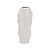VASO EM CERAMICA OFF WHITE ONDULADO MART 33,5cm - Imagem 1