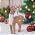 ENFEITE RENA NATALINA DECORATIVA PINTAS 1PC 19X9X32CM - Imagem 2
