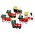 ENFEITE NATALINO TREM EM MADEIRA  6PCS 4X2.8CM - Imagem 1