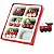 ENFEITE NATALINO TREM EM MADEIRA  6PCS 4X2.8CM - Imagem 2