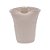 VASO EM CERAMICA ABSTRATO BEGE MART 23CM - Imagem 1
