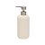 PORTA-SABONETE LIQUIDO EM POLIRRESINA OFF WHITE MART 20CM - Imagem 1