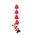 CJ 3 PCS ENFEITE NATAL BONECOS NOEL B NEVE RENA LIGADOS 55CM - Imagem 4