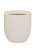CACHEPOT EM CERAMICA OFF WHITE MART 18CM - Imagem 1