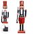 BONECO NATALINO QUEBRA NOZES C/MOV SOM 1,1M VERMELHO E AZUL - Imagem 3