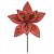FLOR BICO DE PAPAGAIO VERMELHO NATALINO 28CM FLORARTE - Imagem 1