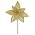 FLOR BICO PAPAGOIO NATAL AVELUDADO CHAMPANHE 28CM FLORARTE - Imagem 1