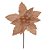 FLOR BICO DE PAPAGIO CHAMPANHE NATALINO 23CM FLORARTE - Imagem 1