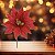 FLOR BICO PAPAGAIO COM GLITTER VERMELHO 23CM FLORARTE - Imagem 2