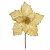 FLOR BICO DE PAPAGAIO DOURADO 22CM FLORARTE - Imagem 1