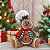 BONECO DECORATIVO GINGER COZINHEIRO NATALINO 26cm - Imagem 2