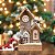 CASA NATALINA NEVADA DECORATIVA COM LED 26CM - Imagem 2