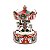 CAIXA MUSICAL CARROSSEL COM SOM E MOVIMENTO A CORDA 16CM - Imagem 1