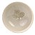 BOWL DECORATIVO RUSTICO EM CERAMICA BEGE FLORARTE - Imagem 1