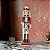 BONECO QUEBRA NOZES NATAL 38CM VERDE E VERMELHO FLORARTE - Imagem 2