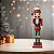 BONECO QUEBRA NOZES MADEIRA 38CM VERDE E VERMELHO FLORARTE - Imagem 2