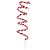 GALHO CANDY ESPIRAL (VERMELHO BRANCO) 1,28m (FLORARTE) - Imagem 1