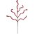 GALHO DOCE DE MENTA ROSA E VERMELHO EM TECIDO 56CM FLORARTE - Imagem 1