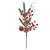 GALHO BERRY PINHA DOURADO COM VERMELHO 38CM FLORARTE - Imagem 1