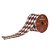 FITA ARAMADA LINHO C/COSTURA VERMELHO E BRANCO 6,3CMX9,14M - Imagem 1