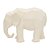 ESCULTURA ELEFANTE EM POLIRRESINA OFF WHITE MART - Imagem 1