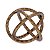 ESCULTURA EM METAL DOURADO MART - Imagem 1