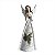ESCULTURA ANJA NATALINA DECORATIVA PINHA EM RESINA 29CM - Imagem 1