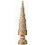ESCULTURA ARVORE DE NATAL DOURADO DECORATIVA EM RESINA 45CM - Imagem 1