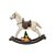 ESCULTURA CAVALO DE BALANÇO RUSTICO RESINA C PRESENTES 35CM - Imagem 1