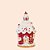 CASINHA DE DOCES GINGERBREADSANTA COM LED EM RESINA 19CM - Imagem 3