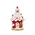 CASINHA DE DOCES GINGERBREADSANTA COM LED EM RESINA 19CM - Imagem 1