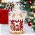 CASINHA DE DOCES GINGERBREAD COM LED EM RESINA 19CM - Imagem 2