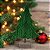 ESCULTURA MINI ARVORE DE NATAL EM RESINA VERDE - Imagem 2