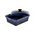 CACAROLA DE CERAMICA AZUL COM TAMPA 11,5X33,2CM - Imagem 1