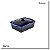 CACAROLA COM TAMPA EM CERAMICA AZUL 11,5X36CM - Imagem 3