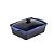 CACAROLA COM TAMPA EM CERAMICA AZUL 11,5X36CM - Imagem 1