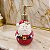 SABONETEIRA PAPAI NOEL EM CERAMICA NATALINA VERMELHA - 18CM - Imagem 2