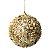 TRIO DE BOLA DE NATAL DECORADA - 10CM - Imagem 3