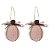 KIT DUAS BOLAS NATALINAS ROSA E BRANCA COM PINHA - 14CM - Imagem 1