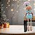BONECO GINGER DECOR COM GRAVATA SENTADO PERNAS MIÇANGAS 46CM - Imagem 2