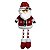 PAPAI NOEL DECORATIVO SENTADO COM PERNAS DE MIÇANGAS - 45CM - Imagem 1