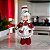 MAMAE NOEL DECORATIVA EM PE COM AVENTAL - 38 CM - Imagem 2
