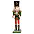 BONECO QUEBRA NOZES VERMELHO E VERDE COM TAMBOR - 30CM - Imagem 1