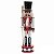 BONECO QUEBRA NOZES COM LANÇA VERMELHO E PRETO - 30CM - Imagem 1
