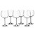 JOGO DE 6 TAÇAS DE CRISTAL BURGUNDY GASTRO 570ML BOHEMIA - Imagem 1
