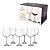 JOGO DE 6 TAÇAS DE CRISTAL BURGUNDY GASTRO 570ML BOHEMIA - Imagem 3