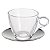 JOGO 4 XICARAS DE CHA TIFFANY 170ML INCOLOR E INOX HAUSKRAFT - Imagem 3