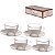 JOGO DE 4 XICARAS DE CAFE TIFFANY PIRES INOX 85ML HAUSKRAFT - Imagem 3