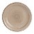 PRATO RASO DE CERAMICA SPHERE BEGE 26CM HAUSKRAFT - Imagem 1