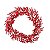GUIRLANDA NATALINA DECORATIVA COM BERRIES VERMELHO 54CM - Imagem 1